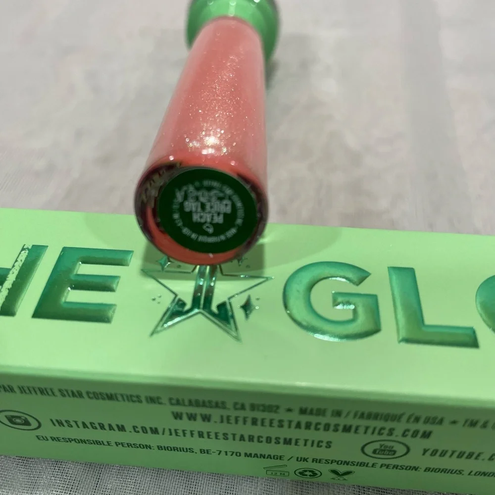 Jeffree Star The Gloss - Peach Price Tag, NIB